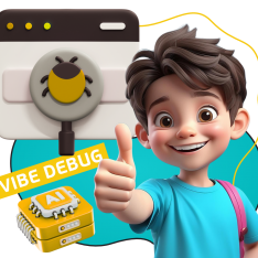 Тестирование & Vibe Debug. Охотники за багами - КИБЕРшкола программирования для детей, компьютерные курсы для школьников, начинающих и подростков - KIBERone г. Пашковский