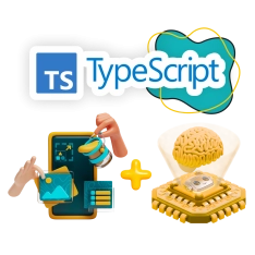 TypeScript + AI: создаём умные веб-приложения - КИБЕРшкола программирования для детей, компьютерные курсы для школьников, начинающих и подростков - KIBERone г. Пашковский