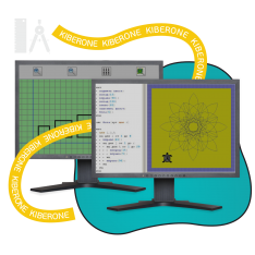 Исполнители чертежник и черепашка - КИБЕРшкола программирования для детей, компьютерные курсы для школьников, начинающих и подростков - KIBERone г. Пашковский