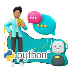 Умный чат-бот на Python на Telegram - КИБЕРшкола программирования для детей, компьютерные курсы для школьников, начинающих и подростков - KIBERone г. Пашковский