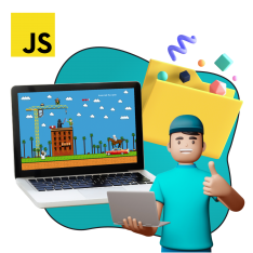 Программирование на JavaScript. Учимся создавать игры! - КИБЕРшкола программирования для детей, компьютерные курсы для школьников, начинающих и подростков - KIBERone г. Пашковский